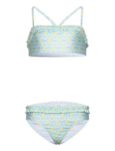 Floral Print Bikini Bikinit Blue Mango