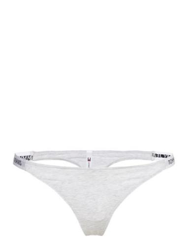 High Leg Thong Stringit Alusvaatteet Grey Tommy Hilfiger