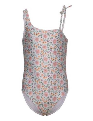 Floral Print Swimsuit Uimapuku Uima-asut Green Mango