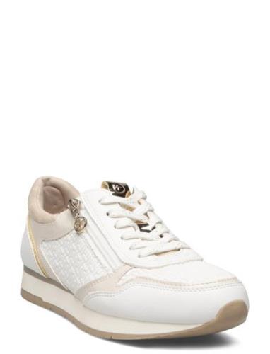 Women Lace-Up Matalavartiset Sneakerit Tennarit White Tamaris