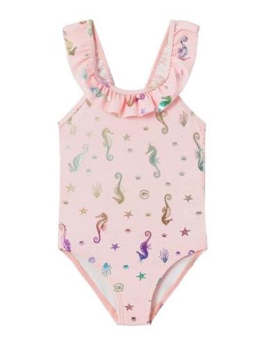 Nmfzamar Swimsuit Uimapuku Uima-asut Pink Name It