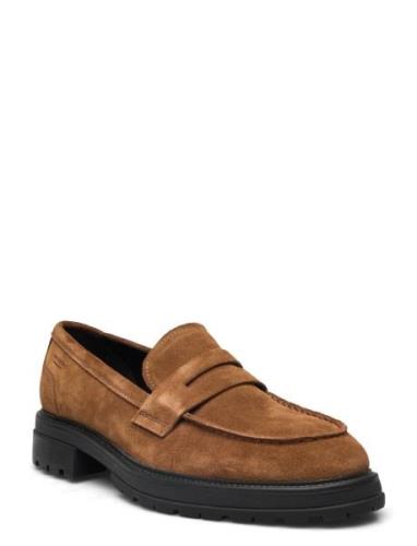 Johnny 2.0 Loaferit Matalat Kengät Brown VAGABOND