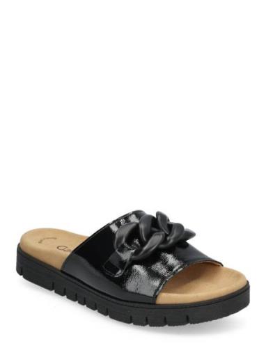 Slip-In Matalapohjaiset Sandaalit Black Gabor