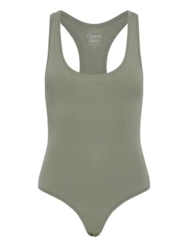 Flex Bodysuit Body Alusmekko Green Organic Basics