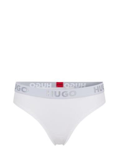 Thong Sporty Logo Stringit Alusvaatteet White HUGO