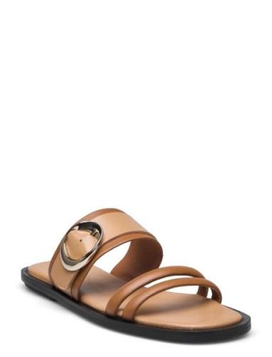 Sandals Matalapohjaiset Sandaalit Brown Billi Bi