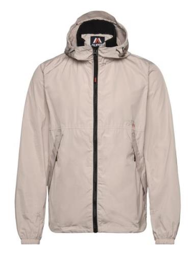 Hooded Windbreaker Jkt Ohut Takki Beige Superdry