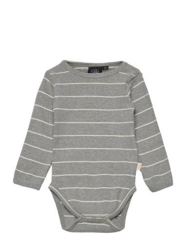 Bodystocking Bodies Long-sleeved Grey Sofie Schnoor Baby And Kids