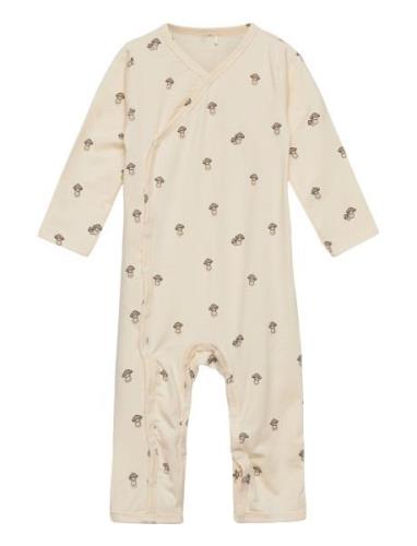 Jumpsuit Pitkähihainen Body White Sofie Schnoor Baby And Kids