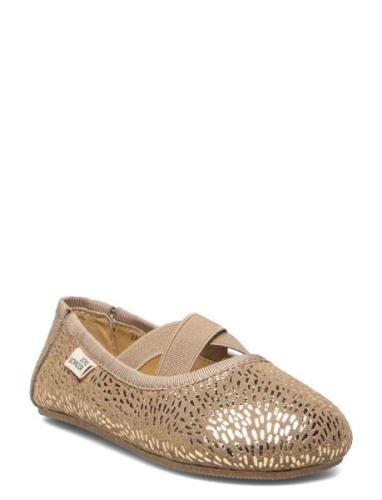 Shoe Indoor Ballerinat Gold Sofie Schnoor Baby And Kids