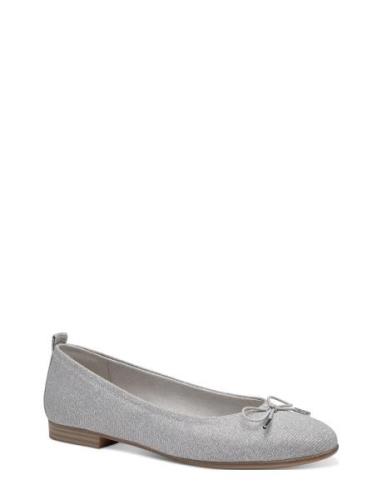 Woms Ballerina Ballerinat Silver Tamaris