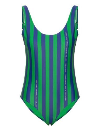 Agnetha Merirosvo Swimsuit Uimapuku Uima-asut Green Marimekko