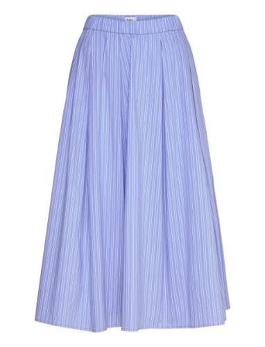 Jorina A-Line Skirt Polvipituinen Hame Blue Stylein