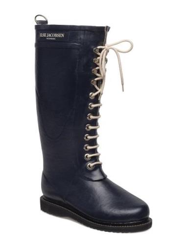 Long Rubberboot Kumisaappaat Kengät Blue Ilse Jacobsen