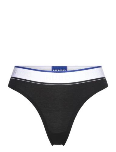 Thong Blue Stringit Alusvaatteet Black HUGO BLUE