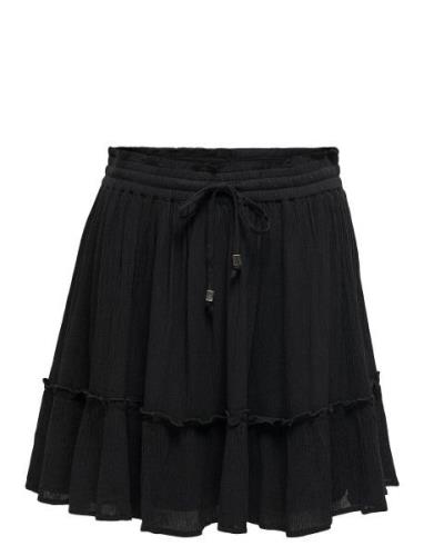 Onlibiza Life Short Skirt Wvn Noos Lyhyt Hame Black ONLY