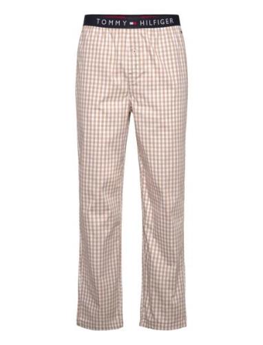 Woven Pant Print Olohousut Beige Tommy Hilfiger