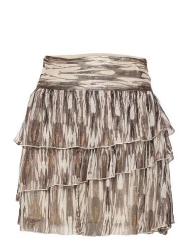 Skirt Lyhyt Hame Beige Sofie Schnoor