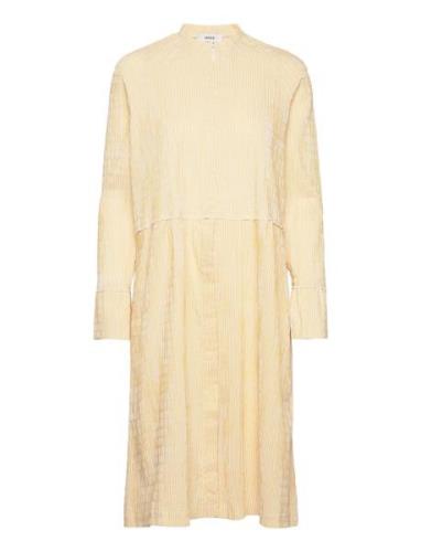 Crinckle Pop Dupina Dress Polvipituinen Mekko Cream Mads Nørgaard