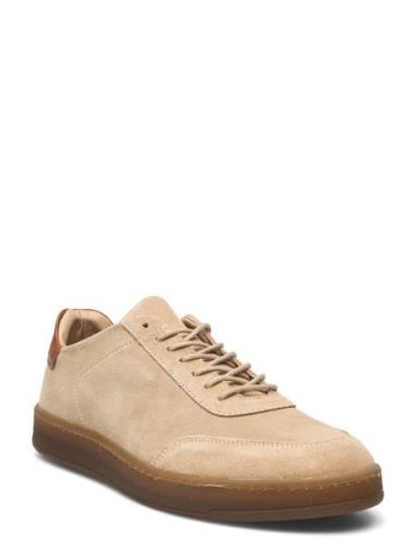 Biacamilo Sneaker Suede Matalavartiset Sneakerit Tennarit Beige Bianco