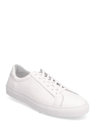 Classic Sneaker -Grained Leather Matalavartiset Sneakerit Tennarit Whi...