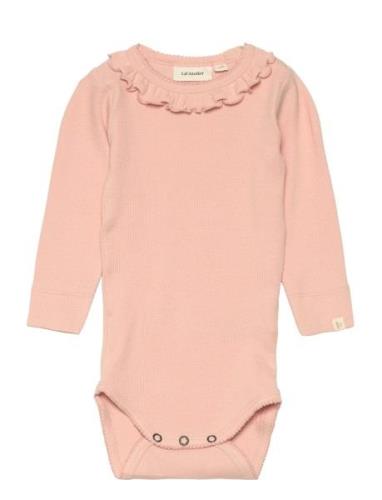 Nbfgago Dia Ls Slim Body Lil Bodies Long-sleeved Pink Lil'Atelier