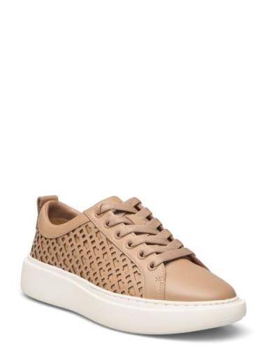 Amber_Tenn_Bb Matalavartiset Sneakerit Tennarit Beige BOSS