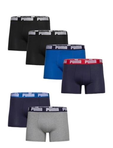 Puma Men Everyday Boxer 6P Ecom Bokserit Multi/patterned PUMA