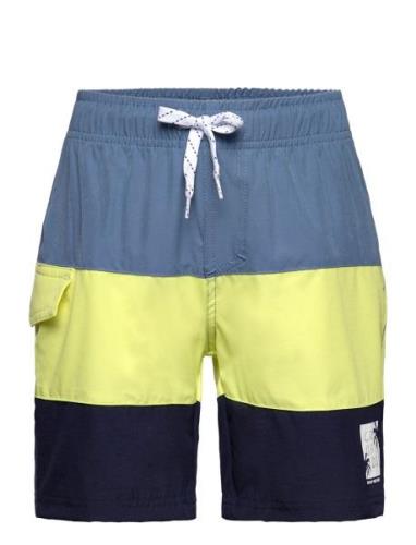 Swim Long Shorts, Colorblock Uimashortsit Multi/patterned Color Kids