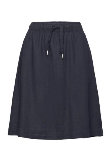 Ellieiw Short Skirt Polvipituinen Hame Navy InWear