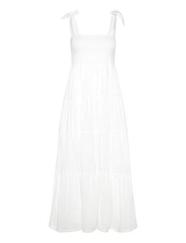 Dana Beach Dress Maksimekko Juhlamekko White Missya