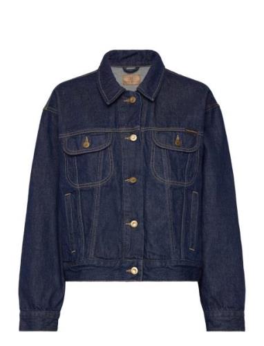 Berit Denim Jacket Classic Blue Farkkutakki Denimtakki Blue Nudie Jean...