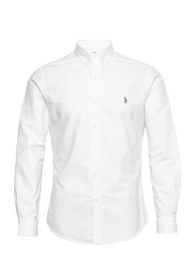 Slim Fit Oxford Shirt Tops Shirts Business White Polo Ralph Lauren