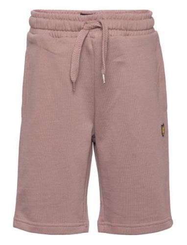 Classic Sweat Short Bottoms Shorts Pink Lyle & Scott Junior