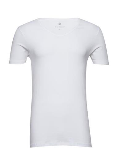 Jbs Of Dk T-Shirt V-Neck Tops T-shirts Short-sleeved White JBS Of Denm...