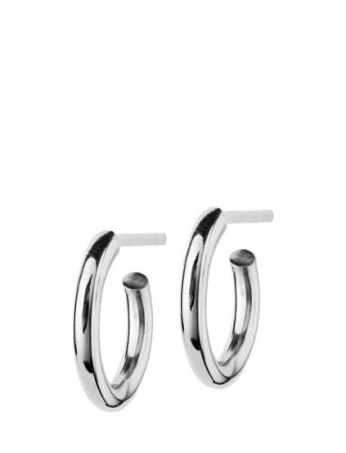 Hoops Earrings Small Accessories Jewellery Earrings Hoops Silver Edbla...