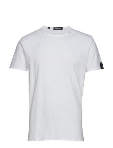 T-Shirt Tops T-shirts Short-sleeved White Replay