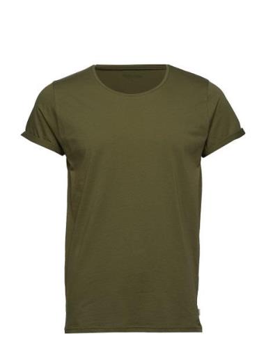 Jimmy Solid Tops T-shirts Short-sleeved Green Resteröds