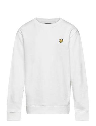 Classic Crew Neck Lb Tops Sweat-shirts & Hoodies Sweat-shirts White Ly...