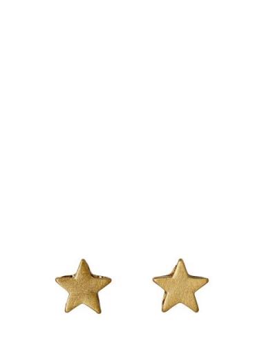 Ava Recycled Star Earrings Accessories Jewellery Earrings Studs Gold P...