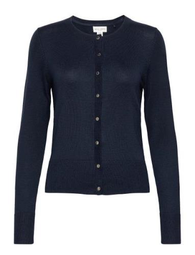 Cardigan Anna Tops Knitwear Cardigans Navy Lindex