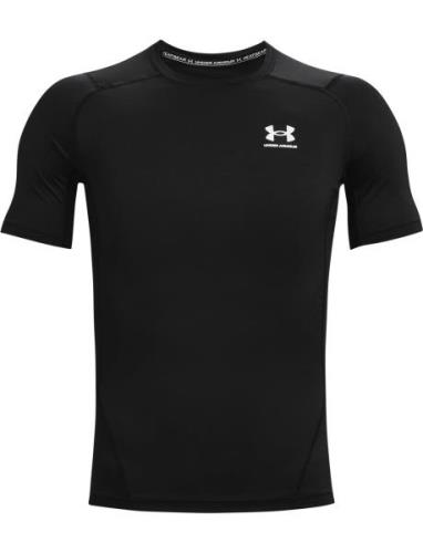 Ua Hg Armour Comp Ss Sport T-shirts Short-sleeved Black Under Armour