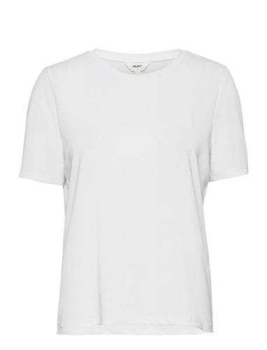 Objannie S/S T-Shirt Noos Tops T-shirts & Tops Short-sleeved White Obj...