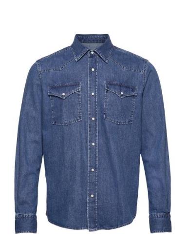 Walton Denim Shirt Designers Shirts Casual Blue Morris