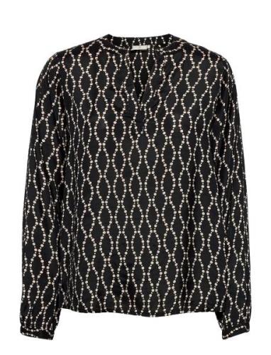 Kaolan Blouse Tops Blouses Long-sleeved Black Kaffe