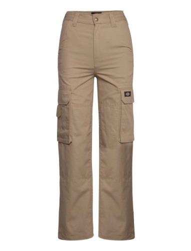 Hooper Bay Cargo Bottoms Trousers Straight Leg Beige Dickies