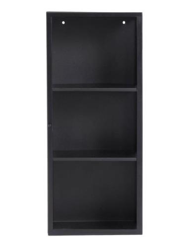 Skab Atlanta S M/Glas Home Furniture Shelves Black Muubs