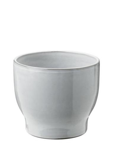 Urtepotteskjuler Home Decoration Flower Pots White Knabstrup Keramik