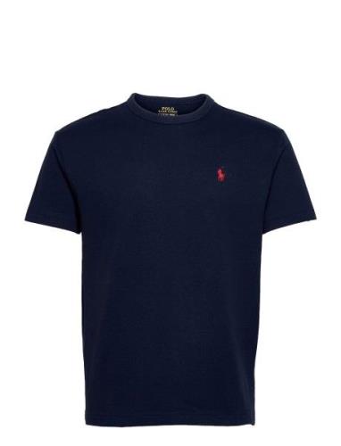 Heavyweight Jersey-Ssl-Tsh Tops T-shirts Short-sleeved Blue Polo Ralph...