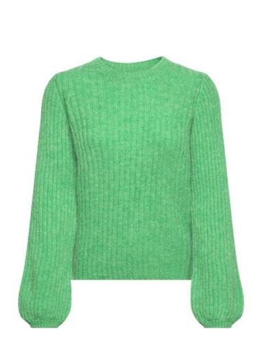 Goldie O-Neck Tops Knitwear Jumpers Green Modström